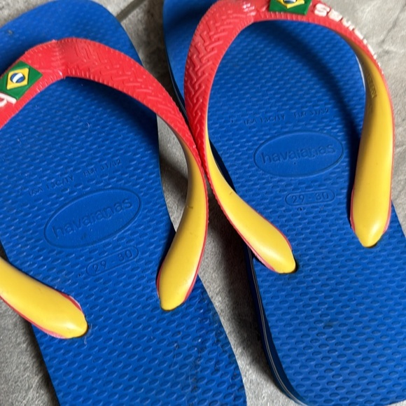 Havaianas Blue and Res classic flip flop - 13C/1Y - Picture 2 of 4